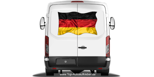 Preview: Autoaufkleber Flagge von Deutschland