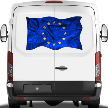 Autoaufkleber Flagge von Europa