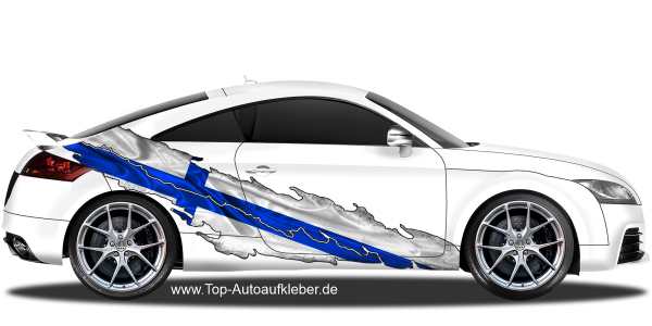 Preview: Autoaufkleber Flagge von Finnland | Set für beide Fahrzeugseiten Preview: Autoaufkleber Flagge von Finnland | Set für beide Fahrzeugseiten