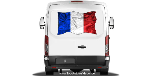 Preview: Autoaufkleber Flagge von Frankreich Preview: Autoaufkleber Flagge von Frankreich