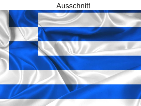 Autoaufkleber Flagge von Griechenland - Ansicht Ausschnitt