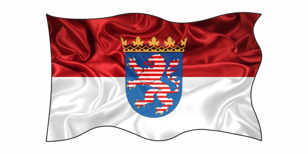Autoaufkleber Flagge von Hessen