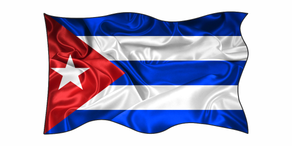 Preview: Autoaufkleber Flagge von Kuba