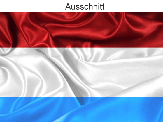 Preview: Autoaufkleber Flagge von Luxemburg - Ansicht Ausschnitt