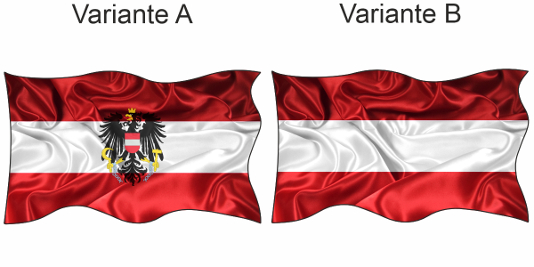 Preview: Autoaufkleber Flagge von Österreich Preview: Autoaufkleber Flagge von Österreich