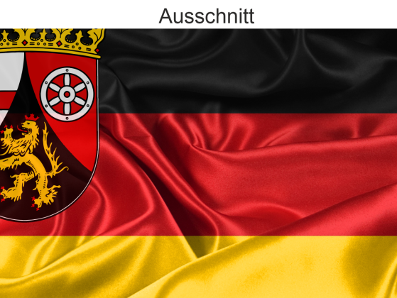 Preview: Autoaufkleber Flagge von Rheinland-Pfalz Preview: Autoaufkleber Flagge von Rheinland-Pfalz - Ansicht Ausschnitt