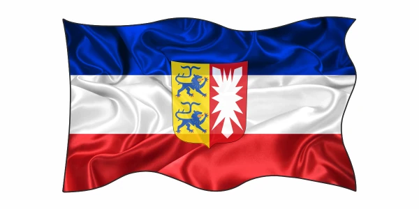 Autoaufkleber Flagge von Schleswig-Holstein
