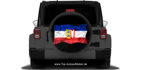 Preview: Autoaufkleber Flagge von Schleswig-Holstein Preview: Autoaufkleber Flagge von Schleswig-Holstein