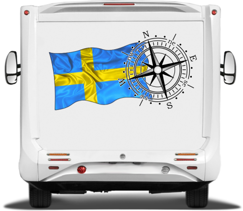 Schweden Flagge Aufkleber Autoaufkleber In Den Nationalfarben - Foto 9