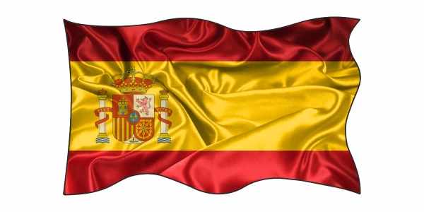 Autoaufkleber Flagge von Spanien