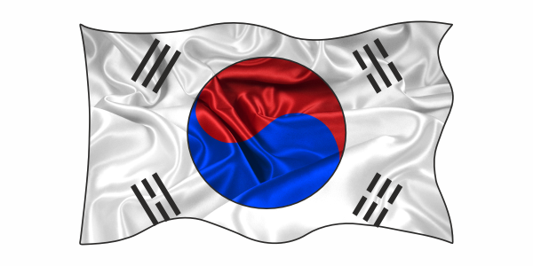 Preview: Autoaufkleber Flagge von Südkorea