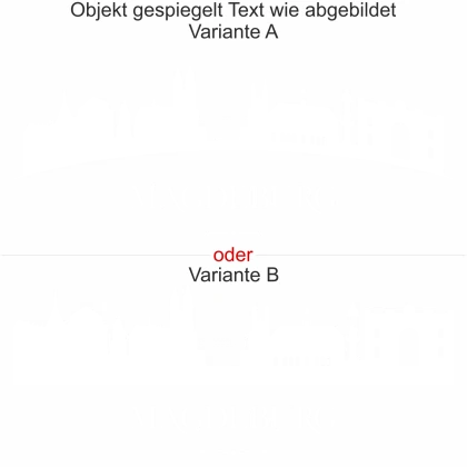 - Ansicht Ausrichtung mit Farbauswahl und Variante