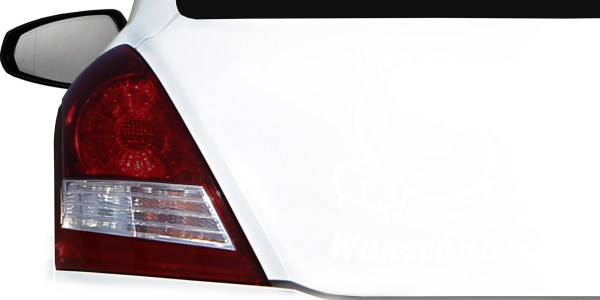 Preview: Babyaufkleber Katze mit Wunschnamen