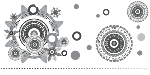 Preview: Autoaufkleber Kreisdekor | Frei platzierbares Set Preview: Autoaufkleber Kreisdekor | Frei platzierbares Set
