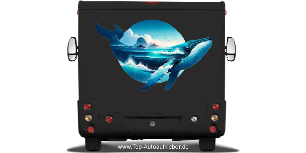 Preview: Autoaufkleber Meerdesign Wal Preview: Autoaufkleber Meerdesign Wal
