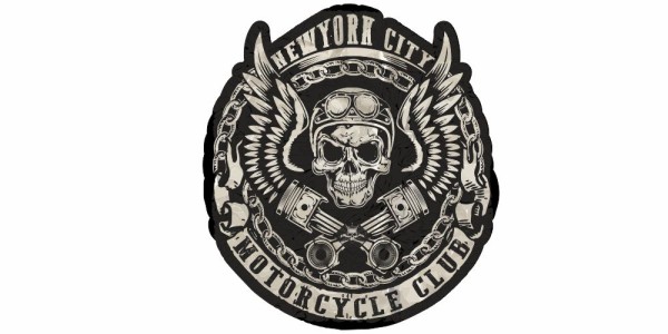 Autoaufkleber Motorrad Club Logo | Set für beide Fahrzeugseiten