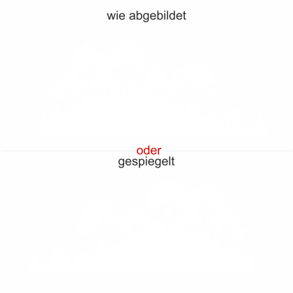 Preview: Wohnmobilaufkleber Pinienwald