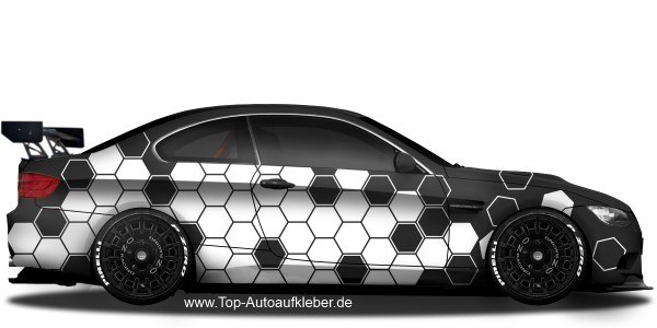 Preview: Autoaufkleber Polygon Dekor | Set für beide Fahrzeugseiten Preview: Autoaufkleber Polygon Dekor | Set für beide Fahrzeugseiten