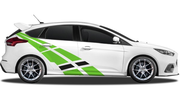 Autoaufkleber Streifen im Race Design