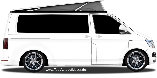 Preview: Autoaufkleber Ride auf Campervan - Ansicht Farbauswahl