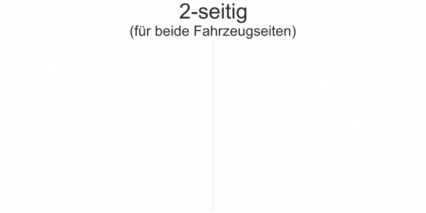 Preview: Autoaufkleber Runenkreis des Nordens - Ansicht zweiseitig für beide Fahrzeugseiten und Farbauswahl