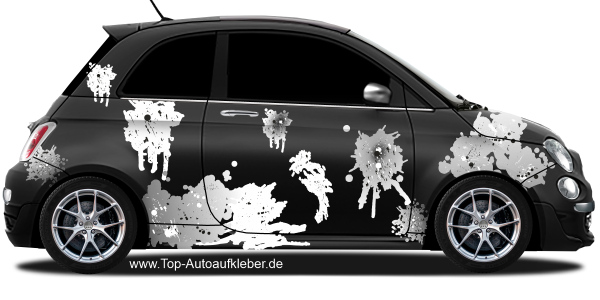 Preview: Autosticker Farbflecken | Frei platzierbares Set Preview: Autosticker Farbflecken | Frei platzierbares Set