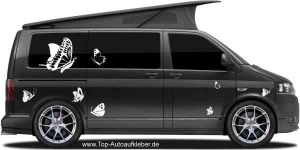 Preview: Autoaufkleber Set Schmetterlingstraum | Frei platzierbares Set Preview: Autoaufkleber Set Schmetterlingstraum | Frei platzierbares Set