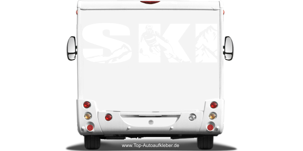 Preview: Autoaufkleber Ski Preview: Autoaufkleber Ski