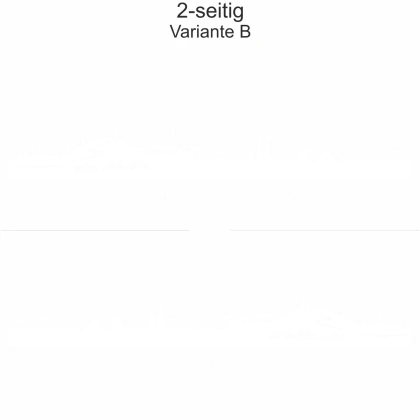 Autoaufkleber Skyline Baden-Württemberg - zweiseitig für beide Fahrzeugseiten und Farbauswahl - Variante B