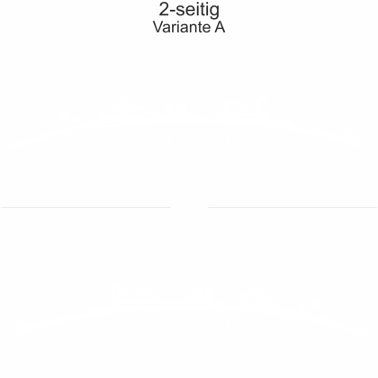 Preview: Autoaufkleber Skyline Brandenburg | Set - zweiseitig für beide Fahrzeugseiten und Farbauswahl - Variante A
