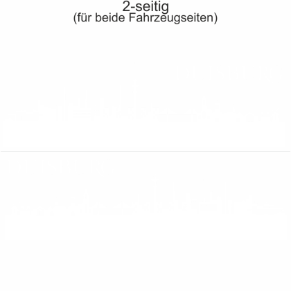 Preview: Autoaufkleber Skyline Duisburg | Set für beide Fahrzeugseiten