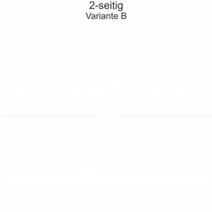 Autoaufkleber Skyline Hessen - zweiseitig für beide Fahrzeugseiten und Farbauswahl - Variante B