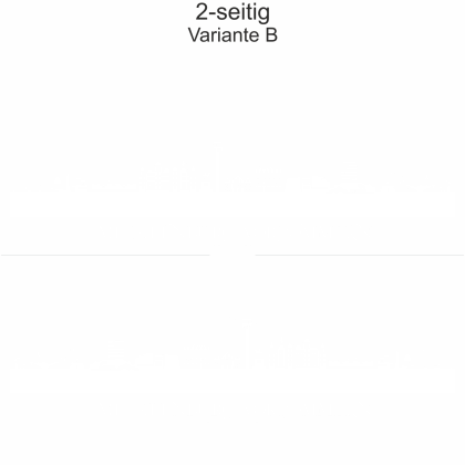 Autoaufkleber Skyline Mecklenburg-Vorpommern | Set - zweiseitig für beide Fahrzeugseiten und Farbauswahl - Variante B