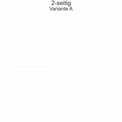 Autoaufkleber Skyline Ostfriesland - zweiseitig für beide Fahrzeugseiten und Farbauswahl - Variante A