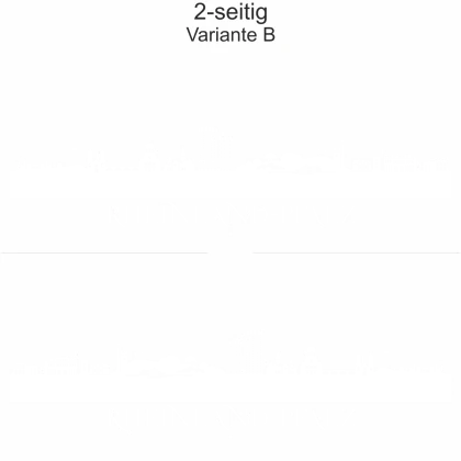 Autoaufkleber Skyline Rheinland-Pfalz - zweiseitig für beide Fahrzeugseiten und Farbauswahl - Variante B