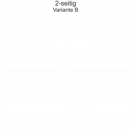Autoaufkleber Skyline Ruhrgebiet | Set für beide Fahrzeugseiten - zweiseitig für beide Fahrzeugseiten und Farbauswahl - Variante B