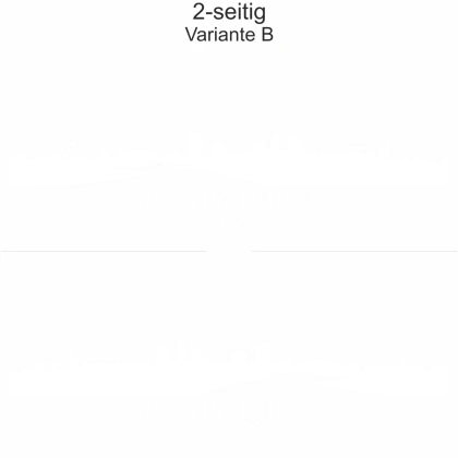 Autoaufkleber Skyline Ruhrgebiet - zweiseitig für beide Fahrzeugseiten und Farbauswahl - Variante B