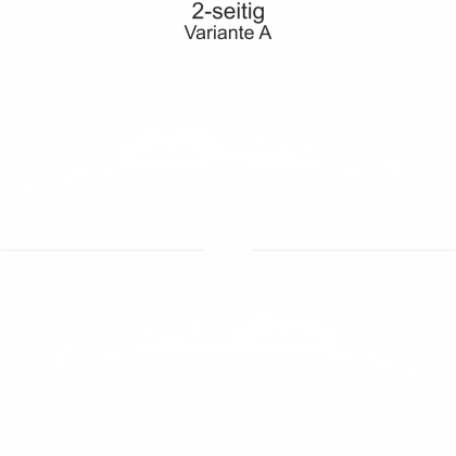 Preview: Autoaufkleber Skyline Sachsen-Anhalt | Set - zweiseitig für beide Fahrzeugseiten und Farbauswahl - Variante A