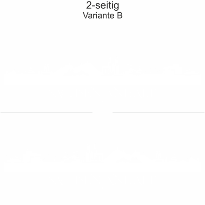 Autoaufkleber Skyline Sachsen-Anhalt | Set - zweiseitig für beide Fahrzeugseiten und Farbauswahl - Variante B