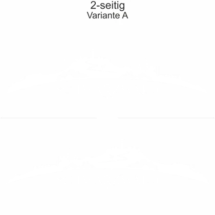 Autoaufkleber Skyline Schwarzwald - zweiseitig für beide Fahrzeugseiten und Farbauswahl - Variante A