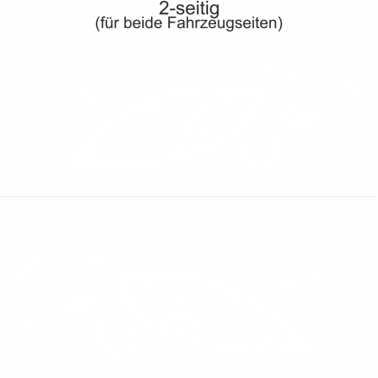 Preview: Autoaufkleber Surfbrett | Set für beide Fahrzeugseiten