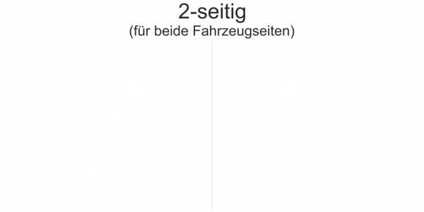 Preview: Autoaufkleber Wave Rider | Set für beide Fahrzeugseiten