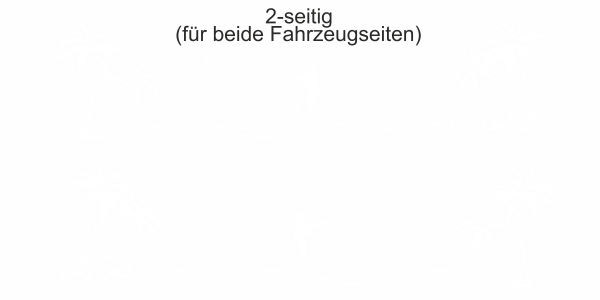 Autoaufkleber Surfer am Meer | Set für beide Fahrzeugseiten