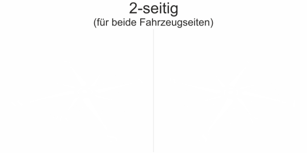 Preview: Autodekor Windrose | Set für beide Fahrzeugseiten
