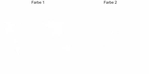 Autoaufkleber Windrose mit Atlas - Ansicht Farbauswahl