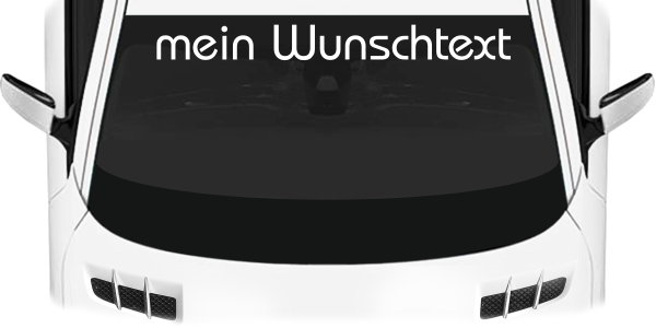 Preview: Autoaufkleber Wunschtext Nr. 14