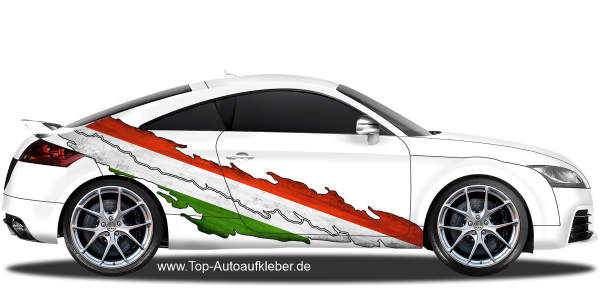 Preview: Autodekor Die Nationalflagge Ungarns | Set für beide Fahrzeugseiten Preview: Autodekor Die Nationalflagge Ungarns | Set für beide Fahrzeugseiten