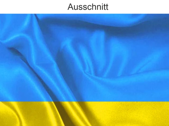 Autodekor Flagge Karte der Ukraine - Ansicht Ausschnitt