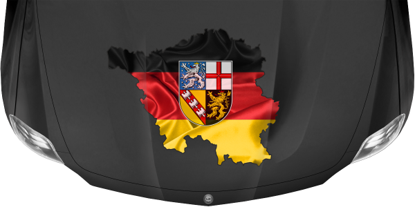 Preview: Autodekor Flagge Karte des Saarlandes | Set für beide Fahrzeugseiten Preview: Autodekor Flagge Karte des Saarlandes | Set für beide Fahrzeugseiten