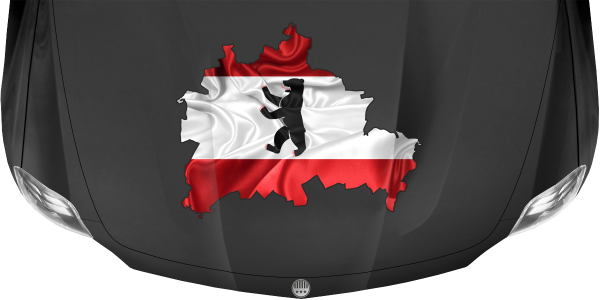 Preview: Autodekor Flagge Karte von Berlin | Set für beide Fahrzeugseiten Preview: Autodekor Flagge Karte von Berlin | Set für beide Fahrzeugseiten